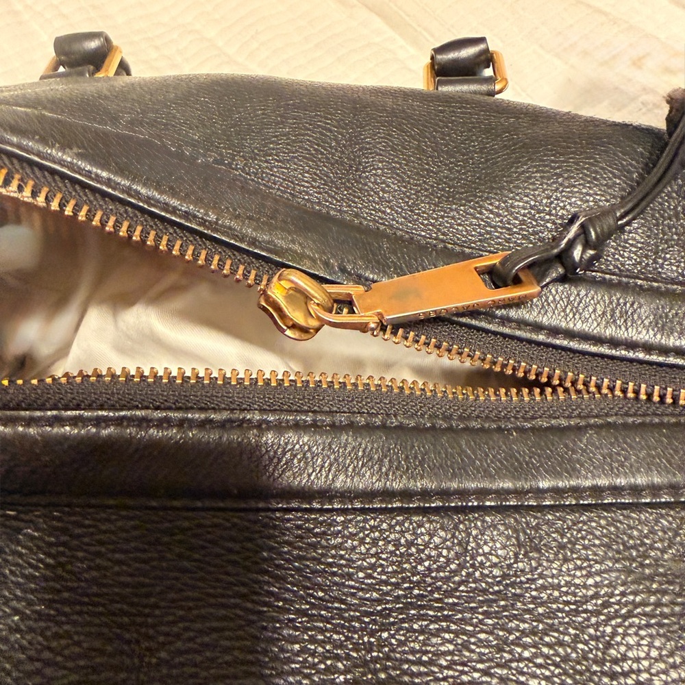 Marc Jacob’s Calfskin Recruit Bauletto Satchel Tote - Picture 7 of 8
